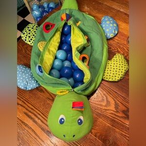 Melissa & Doug Baby/Toddler Turtle Activity Ball Pit, 6mo +   FIRM PRICE